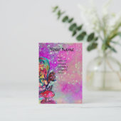 Kleine Elf van Paddenstoelen, Violet, Paarse Visitekaartje (Staand voorkant)