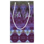 Kleine elke gelegenheid designer geschenkzak met p klein cadeauzakje (Achterkant)