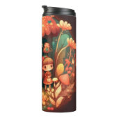 Kleine elven onder de paddenstoelen koelen thermosbeker (Geroteerd rechts)