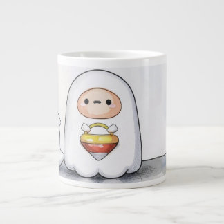 Kleine en kleine spoken Halloween Grote Koffiekop