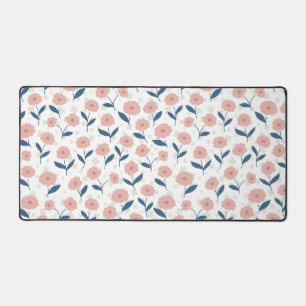 Kleine en kostbare lichtroze pattereerde bureaulat bureaumat