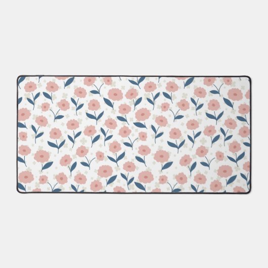 Kleine en kostbare lichtroze pattereerde bureaulat bureaumat (Voorkant)