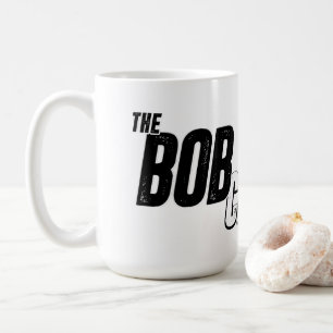 Kleine en middelgrote Bob Cesca Show-logomokken Koffiemok
