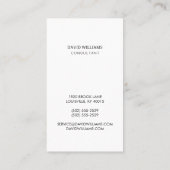 Kleine en professionele fotoauto voor zakelijk geb visitekaartje (Achterkant)