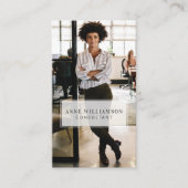 Kleine en professionele foto's uit het witte Lijst Visitekaartje (Voorkant)