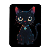 Kleine enge zwarte kat