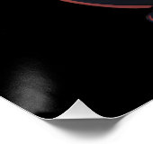 Kleine enge zwarte kat perfect poster (Hoek)