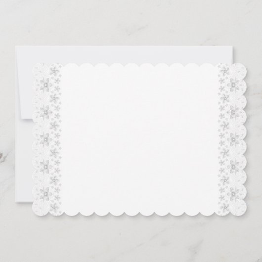 Kleine engel baby meisje doop kaart (Achterkant)