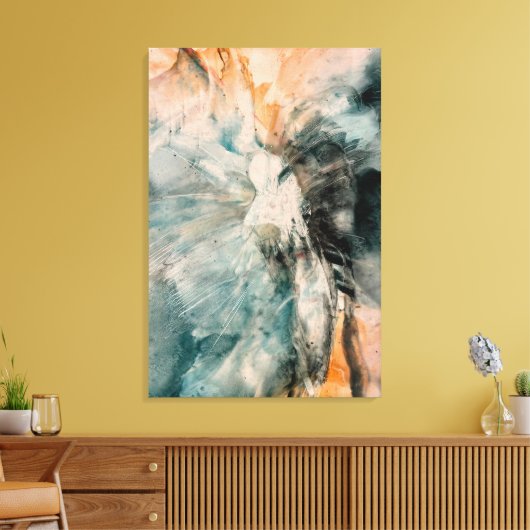 Kleine engel canvas afdruk (Insitu (Woonkamer))