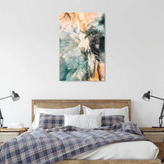 Kleine engel canvas afdruk (Insitu (Slaapkamer))