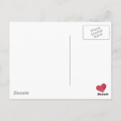 Kleine engel harten en liefde briefkaart (Achterkant)