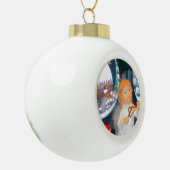 Kleine engel keramische bal ornament (Links)