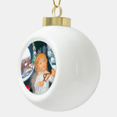 Kleine engel keramische bal ornament (Rechts)