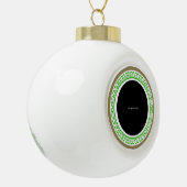 Kleine engel - keramische bal ornament (Links)