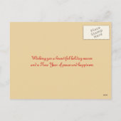 Kleine engel - kerst Wenskaart Feestdagenkaart (Achterkant)