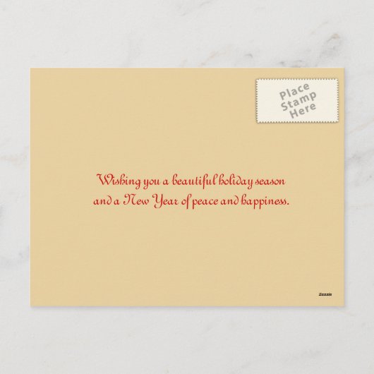 Kleine engel - kerst Wenskaart Feestdagenkaart (Achterkant)