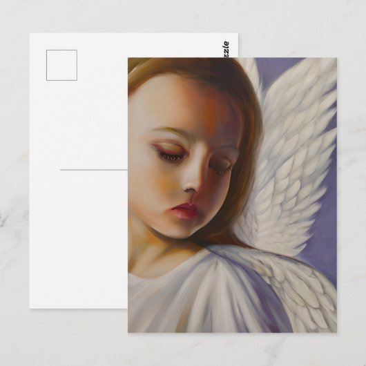  kleine engel kind briefkaart (Voorkant / Achterkant)