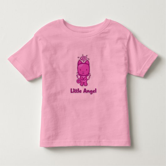 "Kleine Engel...Kleine Duivel" Peuter Ringer Kinder Shirts (Voorkant)