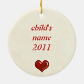  Kleine Engel met sterrenversiering Keramisch Ornament (Achterkant)