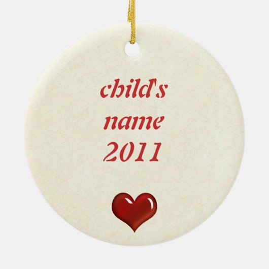 Kleine Engel met sterrenversiering Keramisch Ornament (Achterkant)