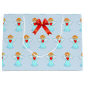 Kleine engel-patroon bevestigen large cadeautasje (Voorkant)