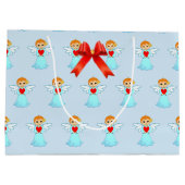 Kleine engel-patroon bevestigen large cadeautasje (Achterkant)