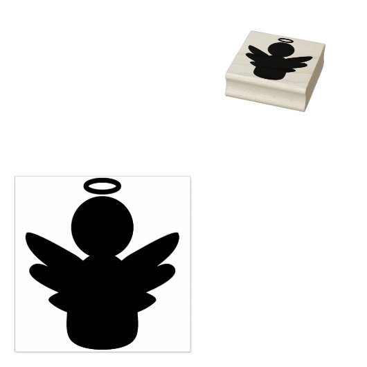 kleine engel-stempel rubberstempel (Gestempeld)