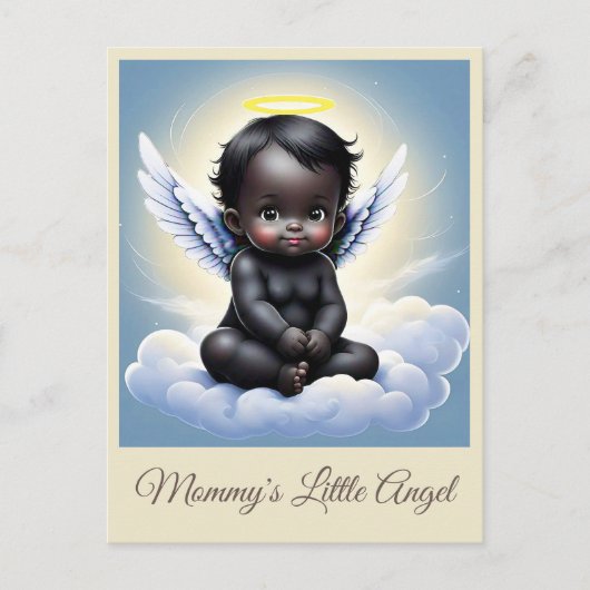 KLEINE ENGEL UIT DE HEMEL BRIEFKAART (Voorkant)