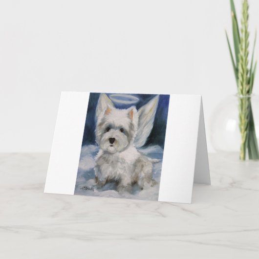 kleine engeltje feestdagen kaart (Voorkant)