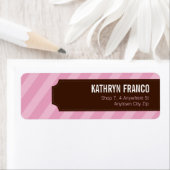 KLEINE ETIKETZEGELS :: candystripes 3L Etiket (Insitu)