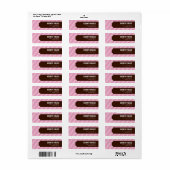 KLEINE ETIKETZEGELS :: candystripes 3L Etiket (Full Sheet)