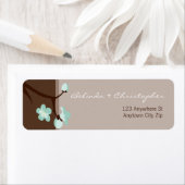 KLEINE ETIKETZEGELS :: kersenbloesems 4L Etiket (Insitu)