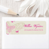 KLEINE ETIKETZEGELS :: Vlinders 4 Etiket (Insitu)