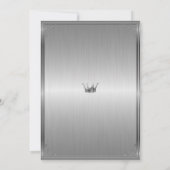 Kleine etnische prinses, Baby shower Uitgenodigd,  Kaart (Achterkant)