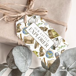 Kleine Explorer Neutrale Custom Favor & Cadeaulabel