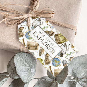 Kleine Explorer Neutrale Custom Favor & Cadeaulabel