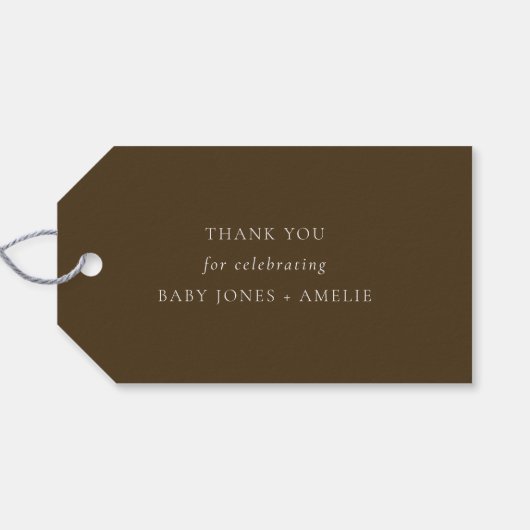 Kleine Explorer Neutrale Custom Favor & Cadeaulabel (Achterkant Horizontaal)