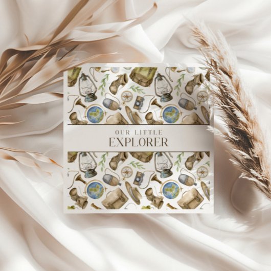 Kleine Explorer Neutrale Custom Party Servet