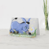 Kleine Ezel en Daisy Verjaardag Kaart (Voorkant)