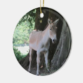 Kleine Ezel Keramisch Ornament (Links)