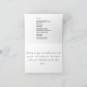 Kleine ezel Kerstmis en Nieuwjaarskaart Feestdagen Kaart (Binnen)