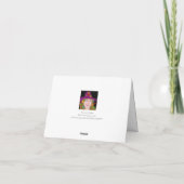 Kleine ezel Kerstmis en Nieuwjaarskaart Feestdagen Kaart (Achterkant)