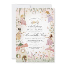 Kleine Fairy betoverde tuin meisje baby shower