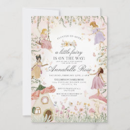 Kleine Fairy betoverde tuin meisje baby shower