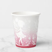 Kleine Fairy Bloemen Papier Cups Papieren Bekers (Voorkant)