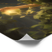 Kleine Fairy met Firefly Poster (Hoek)