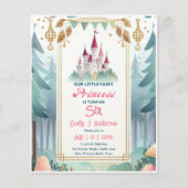 Kleine Fairy Prinses Verjaardag Elke Leeftijd Spro (Voorkant)