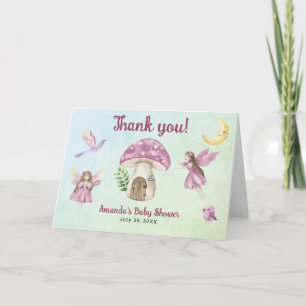 Kleine fee baby shower Bedankt voor je komst