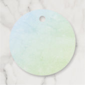 Kleine fee baby shower - Knal het open als zij dat Bedankjes Labels (Achterkant)