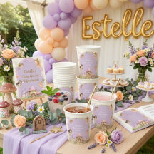 Kleine fee betoverde tuin meisje baby shower